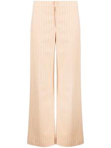 Прямые брюки средней посадки ISABEL MARANT, желтый