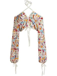 ETRO топ с узором пейсли, белый