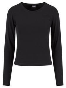 Рубашка с длинным рукавом Urban Classics, черный