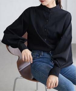 Блузка с воротником-стойкой нежно-розового цвета Aimoha - Select -, цвет Black