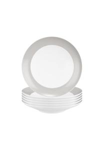 Сервировочные тарелки Liberty Pure Colors ø 23,5 см набор 6 шт Seltmann Weiden, серые