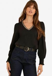 Топ Love & Roses Long sleeved top, Black