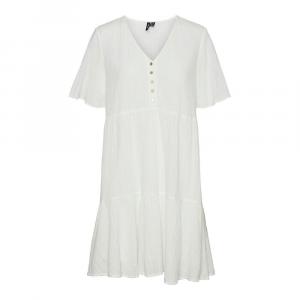 Короткое платье Vero Moda Satina Short Sleeve, белый