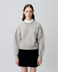 Женская толстовка с викторианским воротником Claudie Pierlot, серый