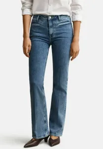 Джинсы monogram зауженного кроя Gant, Semi Light Blue Worn In