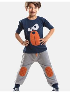 Спортивная куртка Denokids Trainingsanzug Funny Face, темно-синий