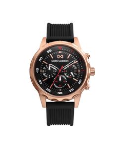 Многофункциональные мужские часы Mission на черном силиконовом ремешке Mark Maddox, черный