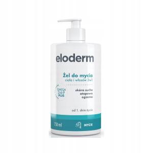ELODERM 2-В-1 ГЕЛЬ ДЛЯ УМЫВАНИЯ ДЛЯ СУХОЙ АТОПИЧЕСКОЙ, СКЛОННОЙ К АЛЛЕРГИИ КОЖИ 750 МЛ Polpharma