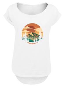 Рубашка F4NT4STIC Sonnenuntergang Berglandschaft, белый