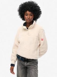 Супермягкий джемпер хенли Superdry, Rice White