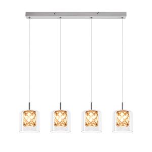 Подвесной светильник Nettlife серебристый, 5/58/140 см