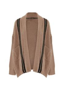 Вязаный кардиган faina, темно-розовый