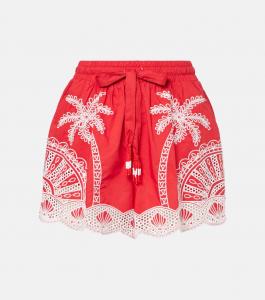 Хлопковые шорты Palm Trees Farm Rio, красный