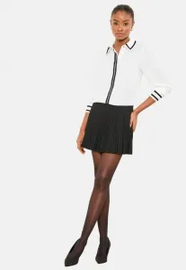 Блузка прямого кроя с отделкой на пуговицах Lipsy, White