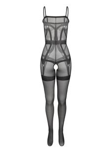 Camano Кружевное белье без ластовицы в черном цвете