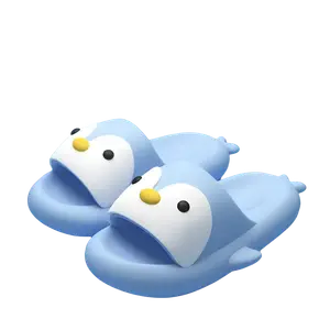 TAFN Женские слайдеры черно-голубые, цвет Blue