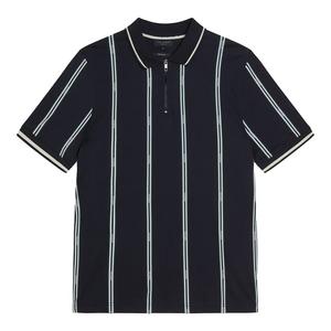 Полосатая рубашка-поло sisons Ted Baker, синий