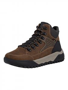 Ботильоны черного/коричневого цвета rieker