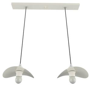 Подвесной светильник Lumicom Piuma, белый - металл - 30 х 120 х 30 см