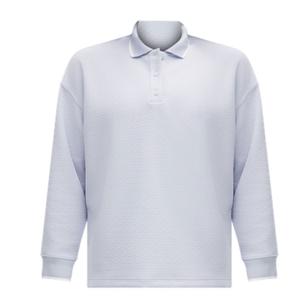 Женская фактурная рубашка-поло Lululemon, starch синий/белый/strh/wht