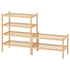 Комплект мебели для прихожей, 3 предмета, бамбук IKEA Vasskär