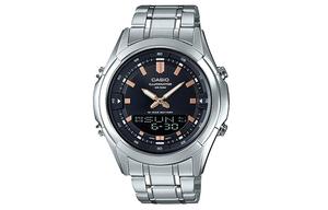 Мужские часы Casio AMW-840D-1AVDF черные 46 мм