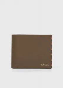 Кошелек-портмоне с яркой полосатой отделкой