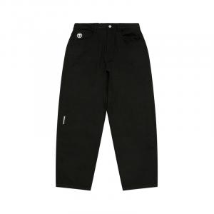 By *A Bathing APE Logo patch Jeans Aape, черный