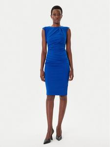 Коктейльное платье slim fit CFC0125332003 Rinascimento, синий