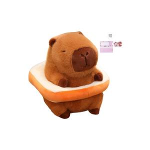 Надувной круг с капибарой Мягкая игрушка Высота 22см AOLETU