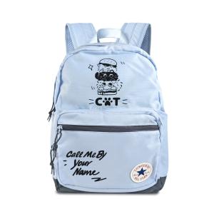 Converse Полиэстеровый рюкзак средний унисекс светло-дымчато-голубой, Hamburger Cat