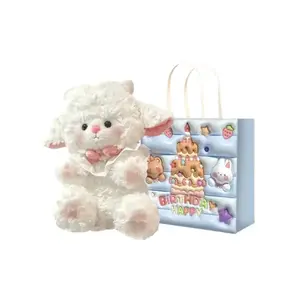 Princess Little Sheep Super Cute Bowknot Dolls Плюшевая кукла высота 22см/32см LALABABY