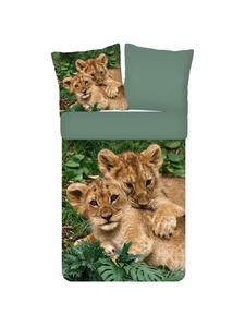 Постельное белье с изображением львенка в красочных дизайнах ESPiCO, 135x200 см (80x80 см)