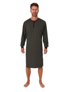 Ночная рубашка NORMANN langarm Bündchen, коричневый