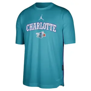 Jordan Футболка NBA Charlotte Hornets мужская blue green