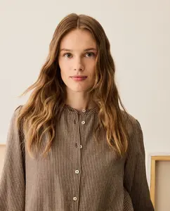 Рубашка в клетку с фантазийным узором Stella Rittwagen, черный