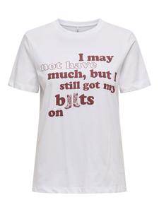 Футболка ONLY Shirt ONLKATE, белый