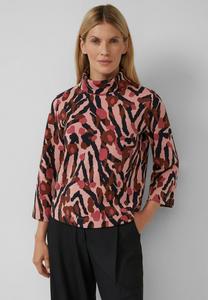 Топ s.Oliver BLACK LABEL GEMUSTERTES MIT WEITEN ÄRMELN, Altrosa/Multi-Coloured