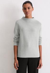Джемпер Marc O'Polo LONGSLEEVE SMALL STAND-UP COLLAR, Stone Melange/Light Grey