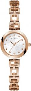 Женские часы Guess 26 мм, Rose Gold Tone/Rose Gold Tone/White