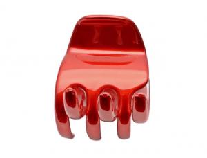 Заколка французская, красная, 4,5х5,5 см Framboisine