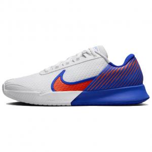 Nike Air Zoom Vapor Pro 2 Антискользящие Износостойкие Низкие Теннисные Кроссовки Мужские Бело-Голубые