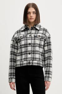 Куртка из смесовой шерсти Tommy Jeans, черный