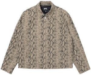 Куртка Stussy Garage Jacket Gabardine, коричневый