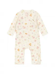 Комбинезон Minnie с цветочным принтом Konges Sløjd, белый