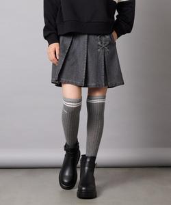 Брюки-юбка со шнуровкой и складками Avv, цвет Dark Gray