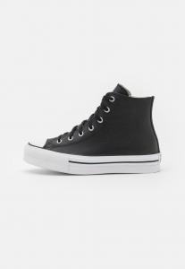 Высокие кроссовки Converse Chuck Taylor All Star Eva Lift Platform Unisex, черный / натуральная слоновая кость