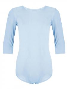 Aquarti Детский боди с рукавами 3/4, светло-голубого цвета