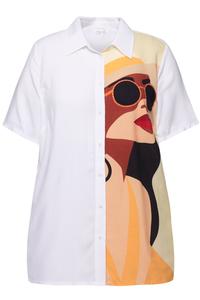 Блузка с коротким рукавом MIAMODA Blouse, белый