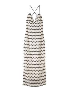 Вязаное платье Bershka Knitted dress, белый